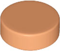 Lego Tiles 1×1 Round - Nougat