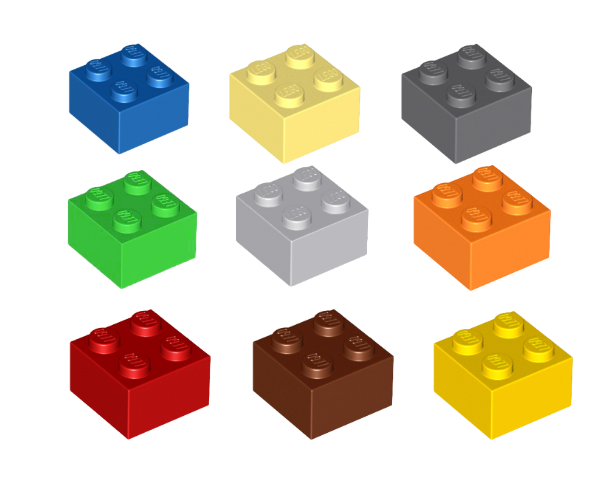 Lego Bricks 2x2
