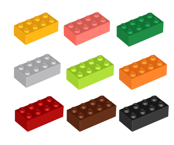 Lego Bricks 2x4